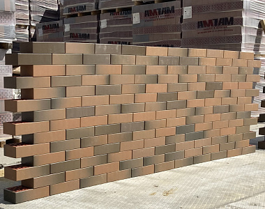 Кирпич облицовочный Флеш-обжиг евро гладкий М-150 Магма – 4