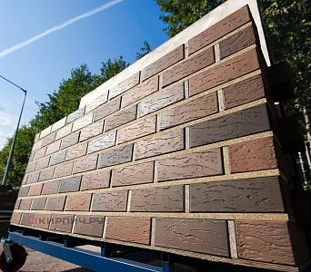 Кирпич облицовочный Нева полуторный Горизонтальный Руст М200 VOLGABRICK – 4