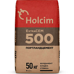 Цемент Holcim ExtraCEM 500 Портландцемент II/А-И 42,5 Б, 50кг – 1