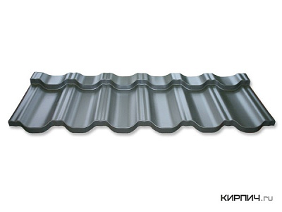 Металлочерепица Ruukki Finnera RR 23 dark grey Purex 0,5 мм – 1