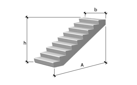 Лестничная ступень ЛС 12-2 – 1