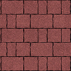 Тротуарная плитка Steinrus Старый город красный, native, 60 мм – 2