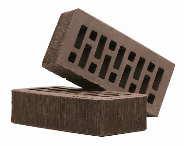 Кирпич облицовочный коричневый одинарный бархат М-150 СтОскол – 8