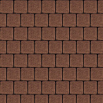 Тротуарная плитка Steinrus Квадрат малый коричневый, Old-Age, 60 мм – 2