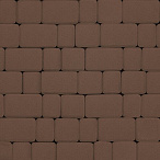 Тротуарная плитка Steinrus Инсбрук Альт коричневый, гладкая, 60 мм – 2