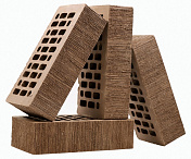 Кирпич облицовочный коричневый одинарный береста М-175 Голицыно – 3