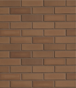 Плитка фасадная клинкерная ROBEN Braun glatt коричневый NF 240х71x9 – 1