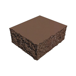 Ступень Steinrus левая, коричневый, 450х380х180 – 1