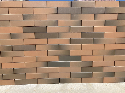 Кирпич облицовочный Флеш-обжиг одинарный гладкий М-150 Магма – 3