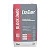 Клей для блоков монтажный тонкошовный QUADER* D600 Dauer , 25 кг – 1