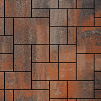 Тротуарная плитка Steinrus Инсбрук Альпен ColorMix Рей, гладкая, 60 мм – 2