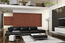 Плитка фасадная клинкерная Feldhaus Klinker R694NF14 Sintra carmesi  рельефная, 240x71x14  – 3 Плитка фасадная клинкерная Feldhaus Klinker R694NF14 Sintra carmesi  рельефная, 240x71x14  – 3