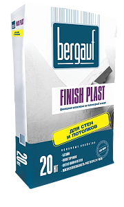 Шпатлёвка финишная полимерная Bergauf Finish Plast 20 кг – 1