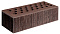 Кирпич облицовочный шоколад полуторный бархат М-175 Керма – 1