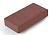 Тротуарная плитка Брусчатка 200х100х40 красно-коричневый п/п бц – 1