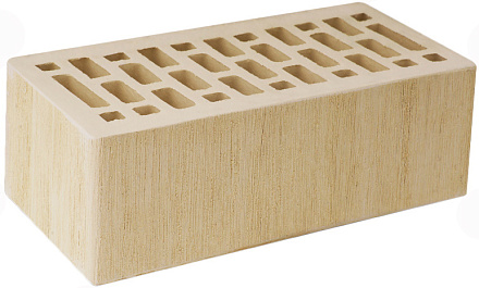 Кирпич облицовочный светло-бежевый полуторный тростник М-150 Ростов – 1