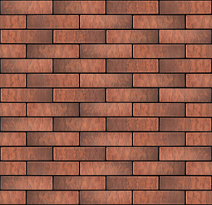 Кирпич облицовочный одинарный Красный Терра Флеш – 9