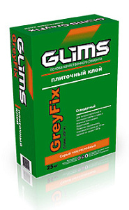 Клей плиточный универсальный водостойкий GLIMS GreyFix 25 кг – 1