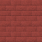 Тротуарная плитка Steinrus Прямоугольник красный, native, 60 мм – 2