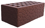 Кирпич облицовочный коричневый полуторный черепаха М-150 Саранск – 1