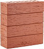 Кирпич клинкерный Красный Лондон береста 250х85х65 М-300 – 1