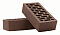Кирпич облицовочный шоколад одинарный гладкий М-150 НЗКМ – 3