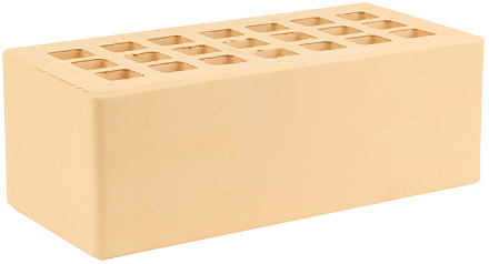 Кирпич облицовочный солома полуторный гладкий ЖКЗ – 1