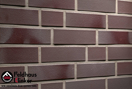 Кирпич клинкерный Feldhaus Klinker "Cerasi ferrum liso K388NF" гладкий 240х115х71  – 2