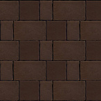 Тротуарная плитка Steinrus Старый город Штайн коричневый, гладкая, 60 мм – 2