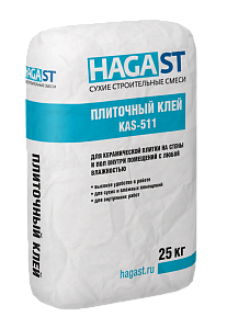 Плиточный клей для керамической плитки HAGAST KAS-511/40 (40кг) Зимний продукт – 1