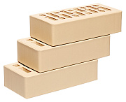 Кирпич облицовочный слоновая кость одинарный гладкий М-175 СтОскол – 2