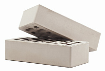 Кирпич облицовочный серый одинарный гладкий  – 5