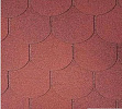 Гибкая черепица Tegola Nordland Антик красный  – 1