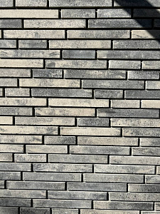 Кирпич гиперпрессованный ригельный Серый Обсидиан гладкий СПК – 14