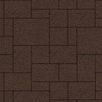 Тротуарная плитка Steinrus Инсбрук Альпен коричневый, native, 60 мм – 2