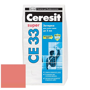 Затирка для узких швов Ceresit CE33 Super №34 розовая 2 кг – 1