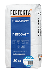 Клей Монтажный гипсовый Гипсолит ЗИМА Perfekta 30 кг  – 1
