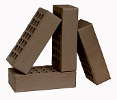 Кирпич облицовочный Темно-коричневый одинарный дерево ЖКЗ – 10