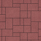 Тротуарная плитка Steinrus Инсбрук Альпен винный, native, 60 мм – 2