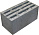 Блок керамзитобетонный пустотелый СКЦ  восьмищелевой D1000 390х190х188  – 1
