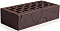 Кирпич облицовочный шоколад одинарный Сланец М-150 Магма – 1