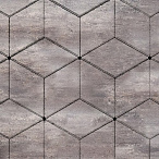 Тротуарная плитка Steinrus Ромб Colormix Умбра, гладкая, 60 мм – 2