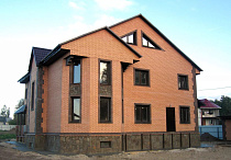 Кирпич облицовочный абрикос полуторный гладкий М-175 Голицыно – 3