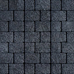 Тротуарная плитка Steinrus Инсбрук Альт Дуо Неро, backwash, 60 мм – 2