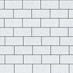 Тротуарная плитка Steinrus Прямоугольник белый, native, 60 мм – 2