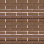 Кирпич облицовочный Темно-коричневый брусок гладкий ЖКЗ – 3