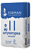 Штукатурка гипсовая ручного нанесения FORMAN 11 белая 28 кг  – 1