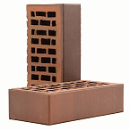 Кирпич облицовочный красный Флэш Ультра одинарный гладкий  – 6