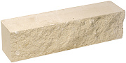 Кирпич гиперпрессованный брусок полуторный М-250 слоновая кость рустированный ложок  – 1