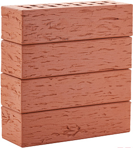 Кирпич клинкерный Красный Лондон береста 250х85х65 М-300 – 1